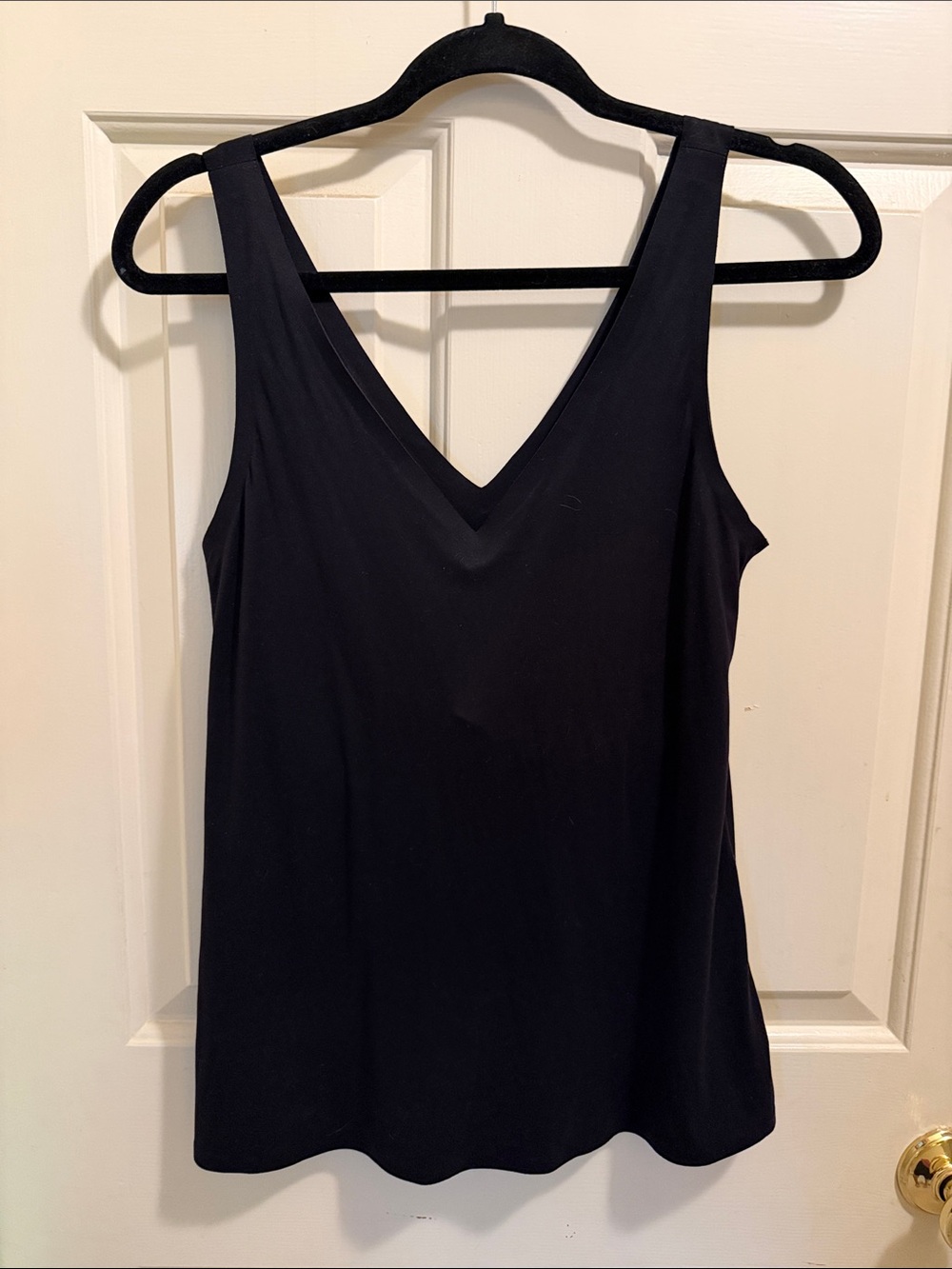 Soma Black V-Neck Tank Top